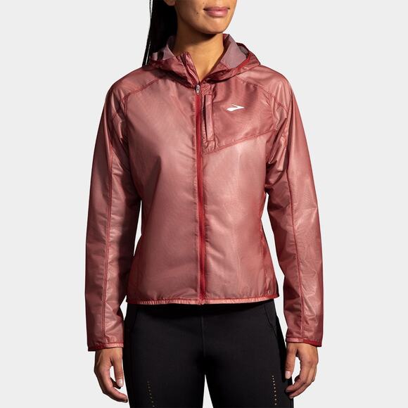 Brooks | Red All Altitude Weatherproof Running Jacket - Picture 1 of 7
